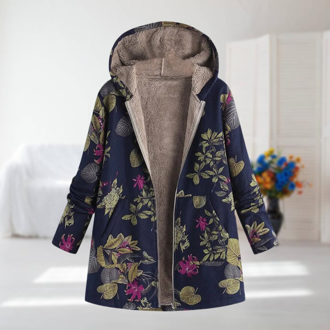 Flora™ | Trendy Fôret Jakke i Strikk